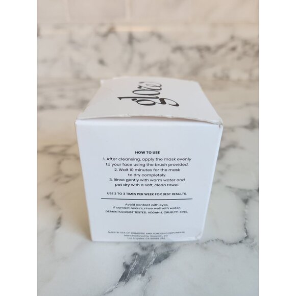 Glow Vitamin C Clay Mask With Turmeric Aloe & Desert Lime For Radiant Skin Vegan - Picture 4 of 6